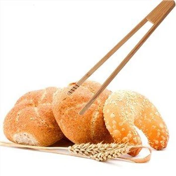 Pinces à nourriture en bambou