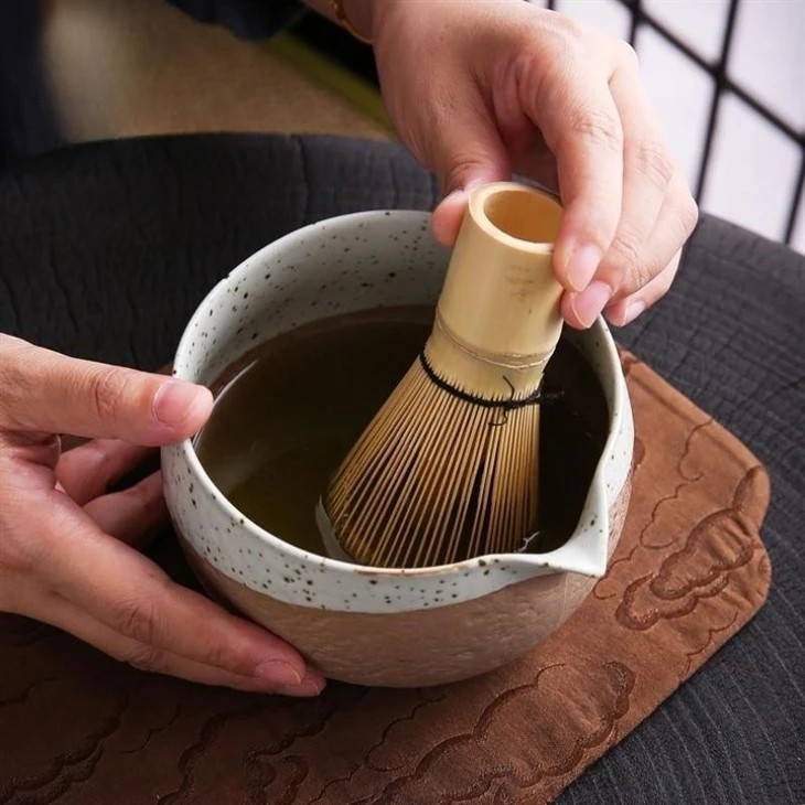 Custom Private Logo Ceramic Matcha Making Tools Bowl Factory Direct Price Handcrafted Tea Bowl Wholesale