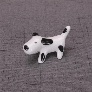 Estick créatif porte-baguettes fleur chien dessin animé en céramique artisanat ornements personnalisé porte-baguettes en céramique
