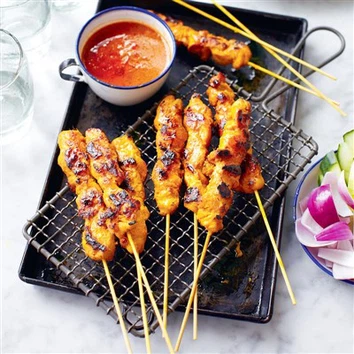 ESTICK Brochettes à rôtir à température Bambou